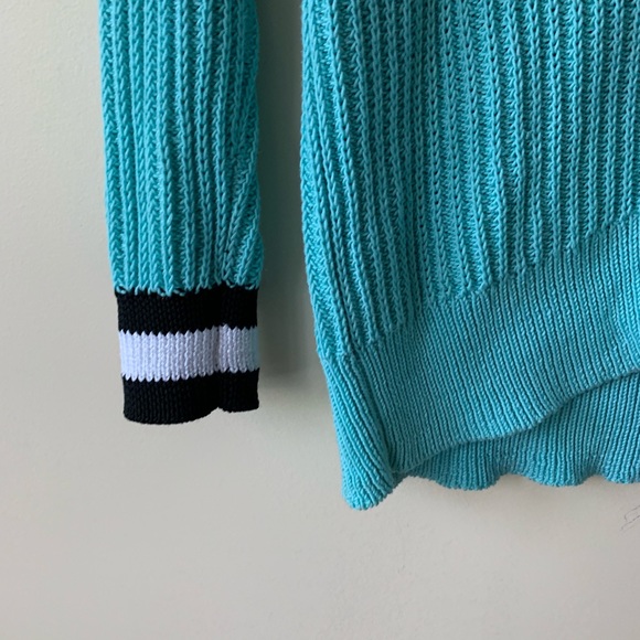 Rag & Bone Talia Varsity Sweater - mint - Picture 4 of 7